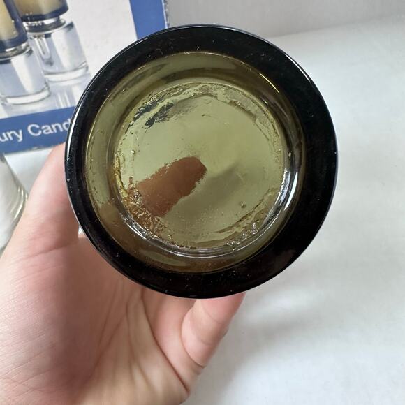 Vintage elements set of 3 mercury candle holders (1 broken) - Picture 3 of 12